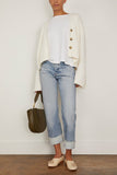Allude Sweaters V Cardigan in Ivory Allude V Cardigan in Ivory