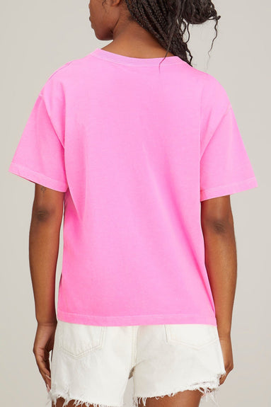 American Vintage Tops Fizvalley T-Shirt in Rose Fluo American Vintage Fizvalley T-Shirt in Rose Fluo