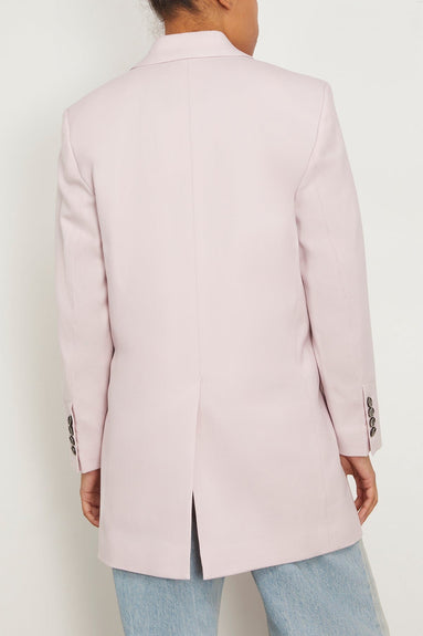 Ami Paris Jackets Double Breasted Oversized Jacket in Powder Pink