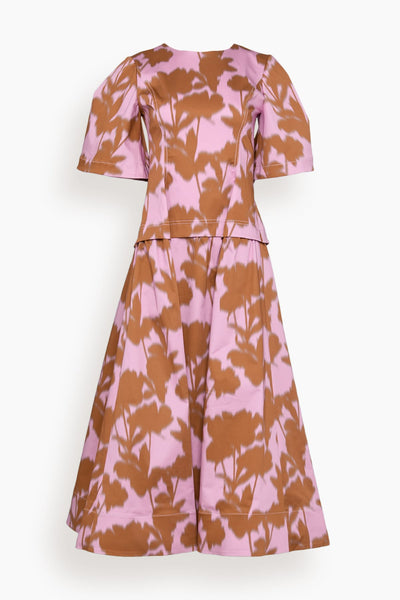 Jillian Dress in Pink/Camel