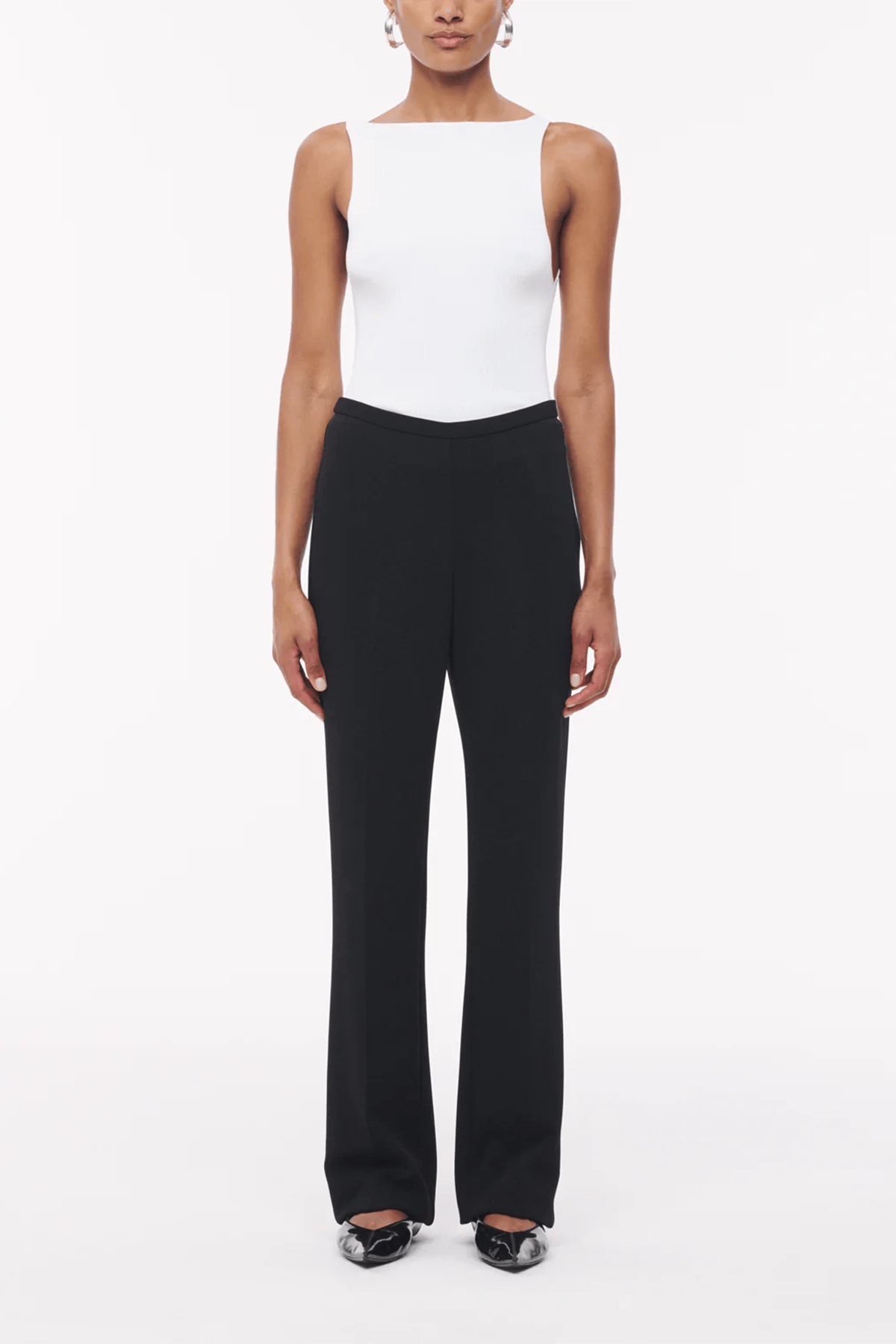 Another Tomorrow Everyday Suiting Pant in Black