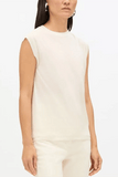 Another Tomorrow Featherweight Shell in Off White