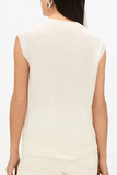 Another Tomorrow Featherweight Shell in Off White