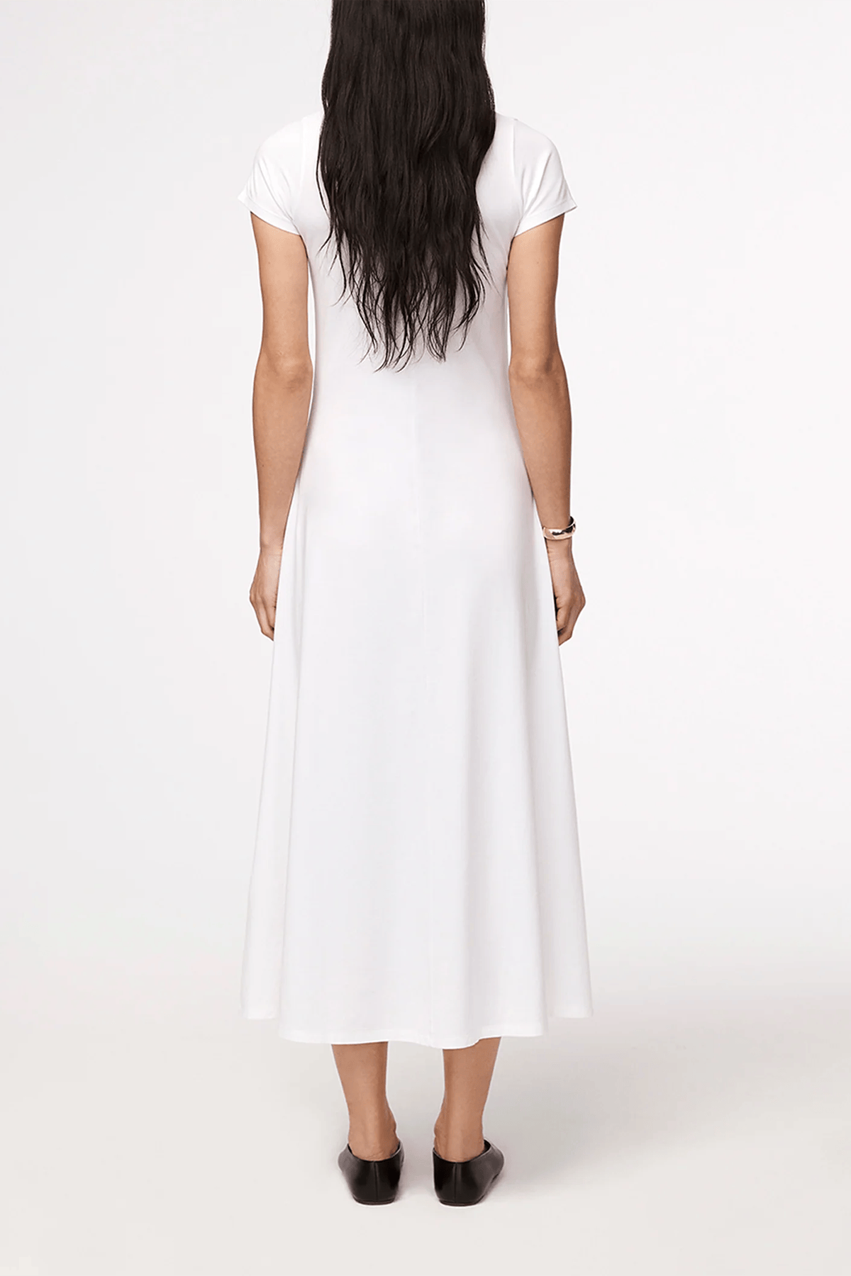 plain white fitted dress Simple White Wedding Dresses Spaghetti Straps Backless Satin A-Line Bridal Gowns