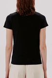 Another Tomorrow Fitted Tee in Black