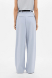 Another Tomorrow Relaxed Wide Leg Pant in Sky