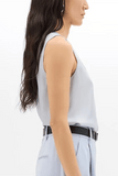Another Tomorrow Silk Tank in Sky