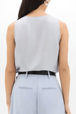 Another Tomorrow Silk Tank in Sky