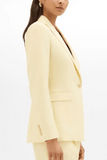 Another Tomorrow Single Button Jacket in Sunlight