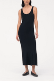 Another Tomorrow Tank Dress in Black
