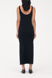 Another Tomorrow Tank Dress in Black