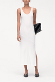 Another Tomorrow Tank Dress in White