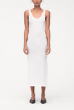 Another Tomorrow Tank Dress in White