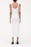 Another Tomorrow Tank Dress in White
