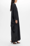 Another Tomorrow Voile Caftan in Black