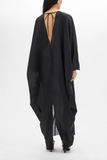 Another Tomorrow Voile Caftan in Black