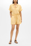 Another Tomorrow Voile Drawcord Short in Mimosa