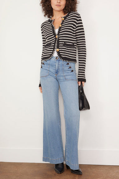 Askk NY Jeans Brick House Wide Leg Jean in Harbour Askk NY Brick House Wide Leg Jean in Harbour