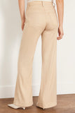 Askk NY Pants Juniper Wide Leg Pant in Khaki Linen Askk NY Juniper Wide Leg Pant in Khaki Linen