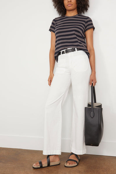 Askk NY Pants Sailor Twill Pant in Ivory