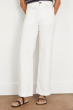 Askk NY Pants Sailor Twill Pant in Ivory