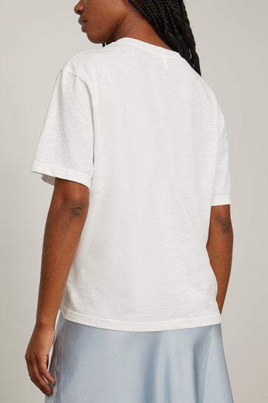 Askk NY Tops Printed Boy Tee in Sun Print White Askk NY Printed Boy Tee in Sun Print White