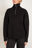 Rosetta Getty Sweaters Double Layer Pullover in Black Rosetta Getty Double Layer Pullover in Black
