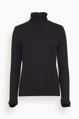 Gallinara Turtleneck T-Shirt in Black