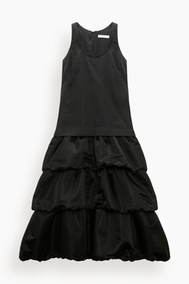 Casual Sophistication Dress in Pure Black