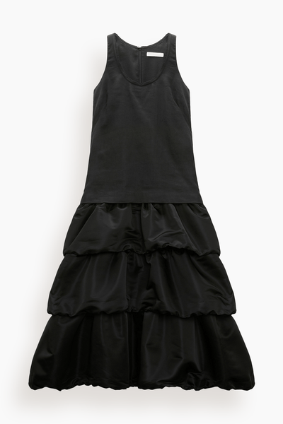 Casual Sophistication Dress in Pure Black