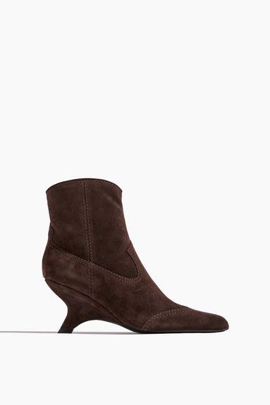 Simkhai Ankle Boots Shadow Western Suede Boot in Cacao Simkhai Shadow Western Suede Boot in Cacao