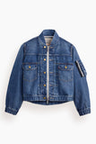 Levi's x Sacai Levis Blouson Jacket in Blue