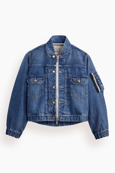 Levis Blouson Jacket in Blue