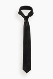 Forte Forte Cotton Viscose Chic Velvet Tie in Noir