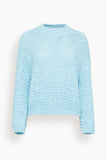 Forte Forte Chamois Ribbon Roundneck Sweater in Azure