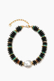 Lizzie Fortunato Milano Pearl Necklace in Horn Multi