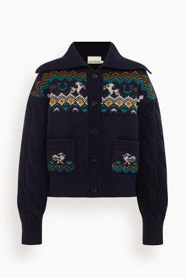 Patsy Knit Cardigan in Ink