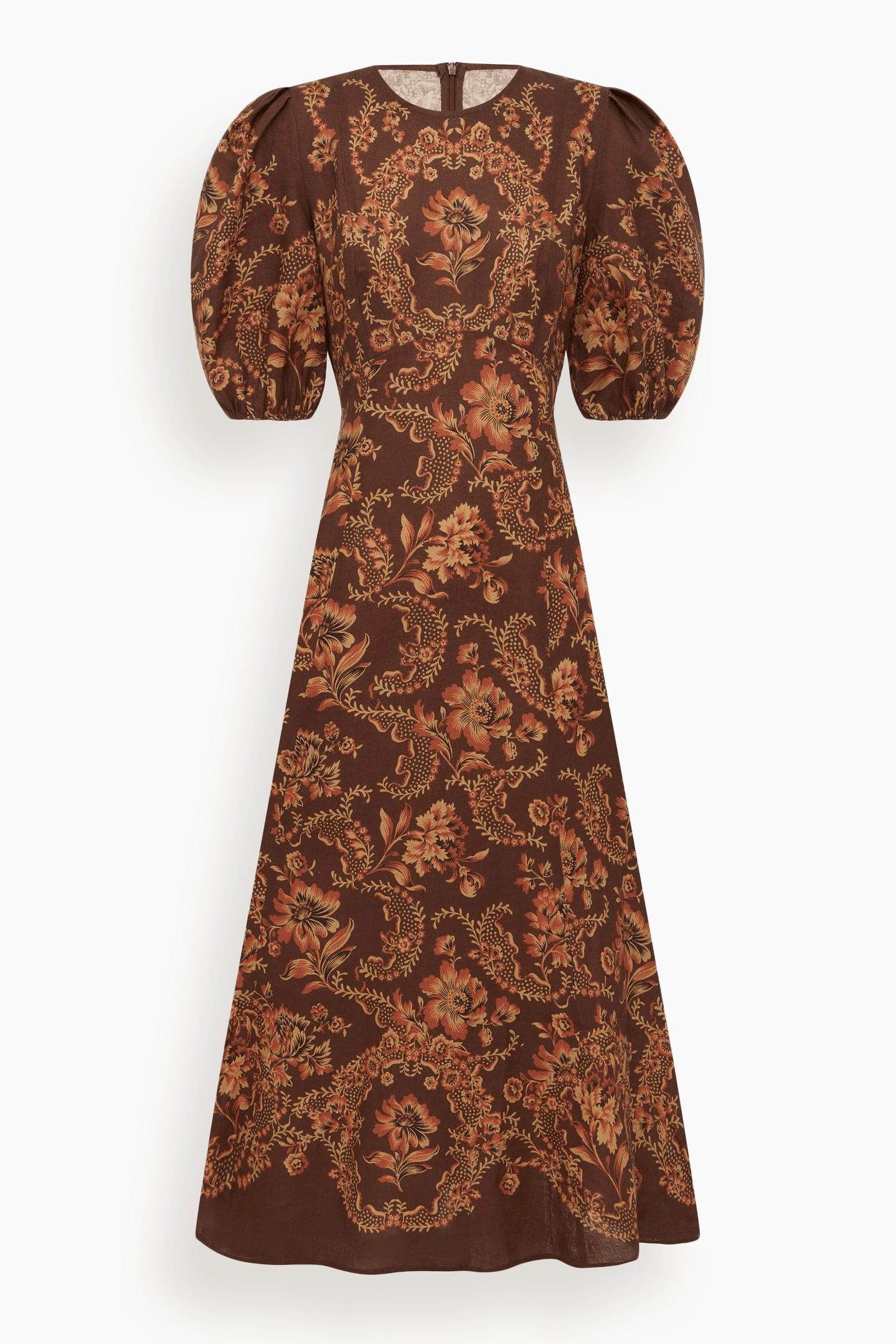 Alemais Seraphina Midi Dress in Burgundy