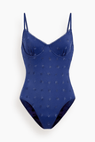 Solid & Striped Swimwear The Taylor Swimsuit in French Navy