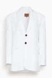 Jamie Haller The Oversized Blazer in White