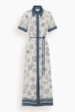 Alemais Lucky Shirtdress in Ivory