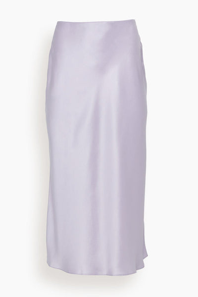 Miranda Midi Silk Skirt in Prism