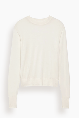 Featherweight Crew in Off White