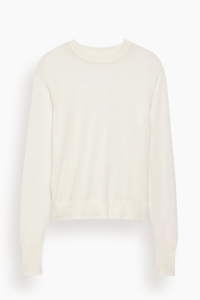 Featherweight Crew in Off White