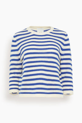 Rd Sweater in Oat Milk/Night Dive