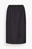 Loulou de Saison Vasali Knee Length Skirt in Black