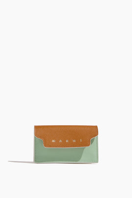 Card Case in Dijon/Linden/Lily White