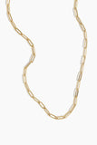 Vintage La Rose Necklaces 18" Favorite Paperclip Chain Necklace in 14k Yellow Gold