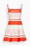 Simkhai Nelly Bustier Mini Dress in Tulip Stripe