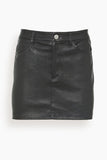 SPRWMN Skirts 5 Pocket Mini Skirt in Black